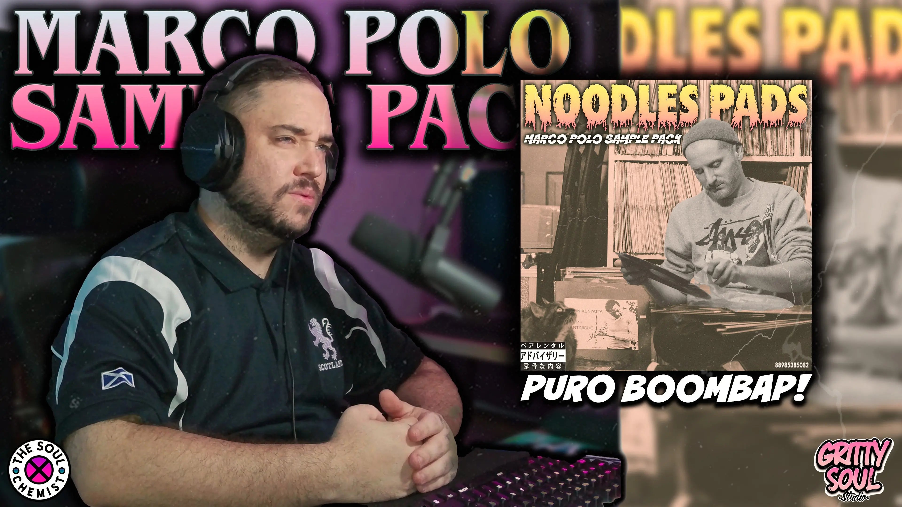 How to Create Beats with Marco Polo's 'Noodle Pads' in Ableton - Live on Twitch - Sample Packs by Soul Chemist