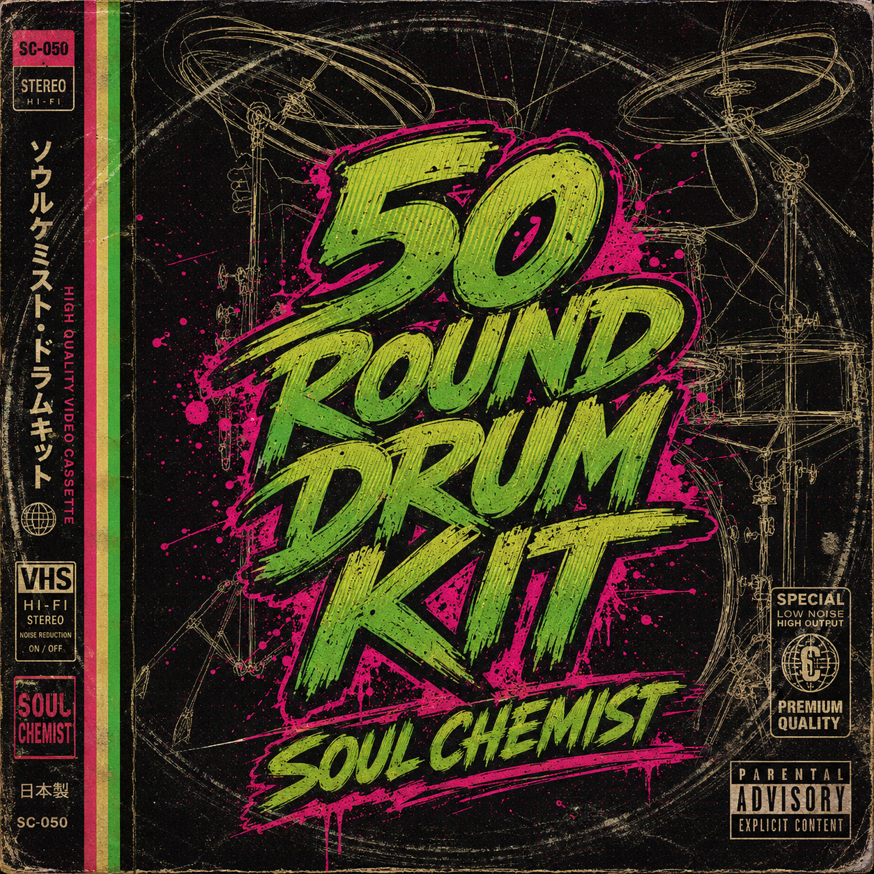 50 Round | Boom Bap Drum Kit