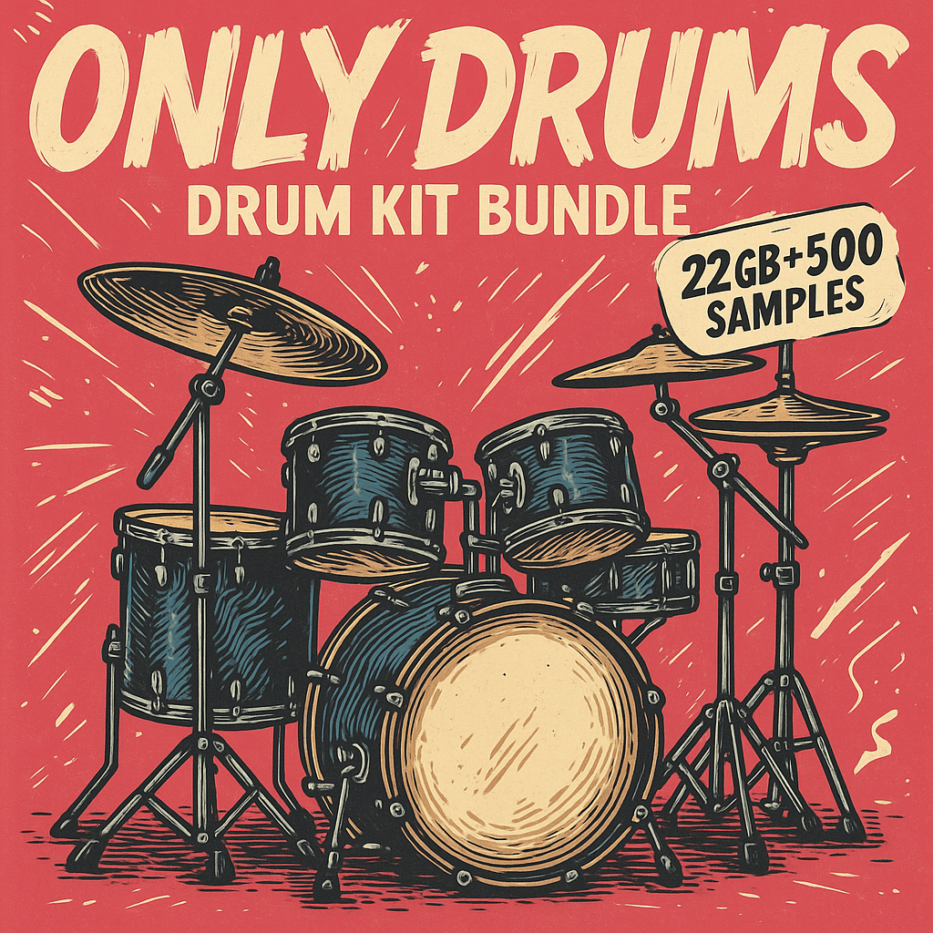 Drum Kit Bundle | Only Drums | 2Gb+500 Samples