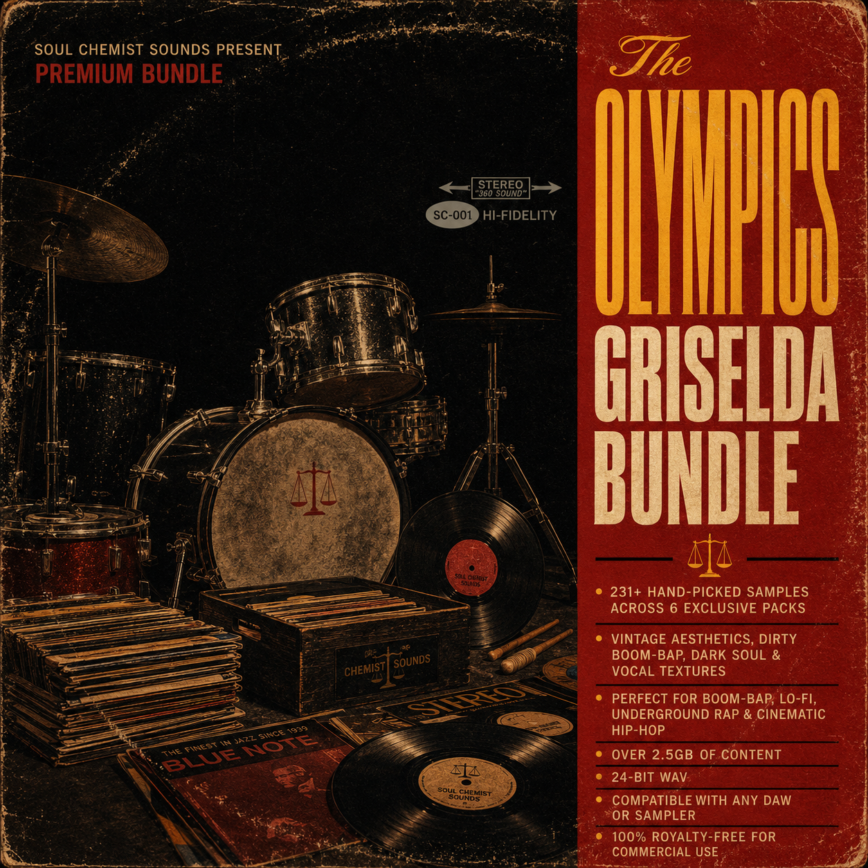 Griselda Bundle | 231+ Alchemist & Daringer-Inspired Hip-Hop