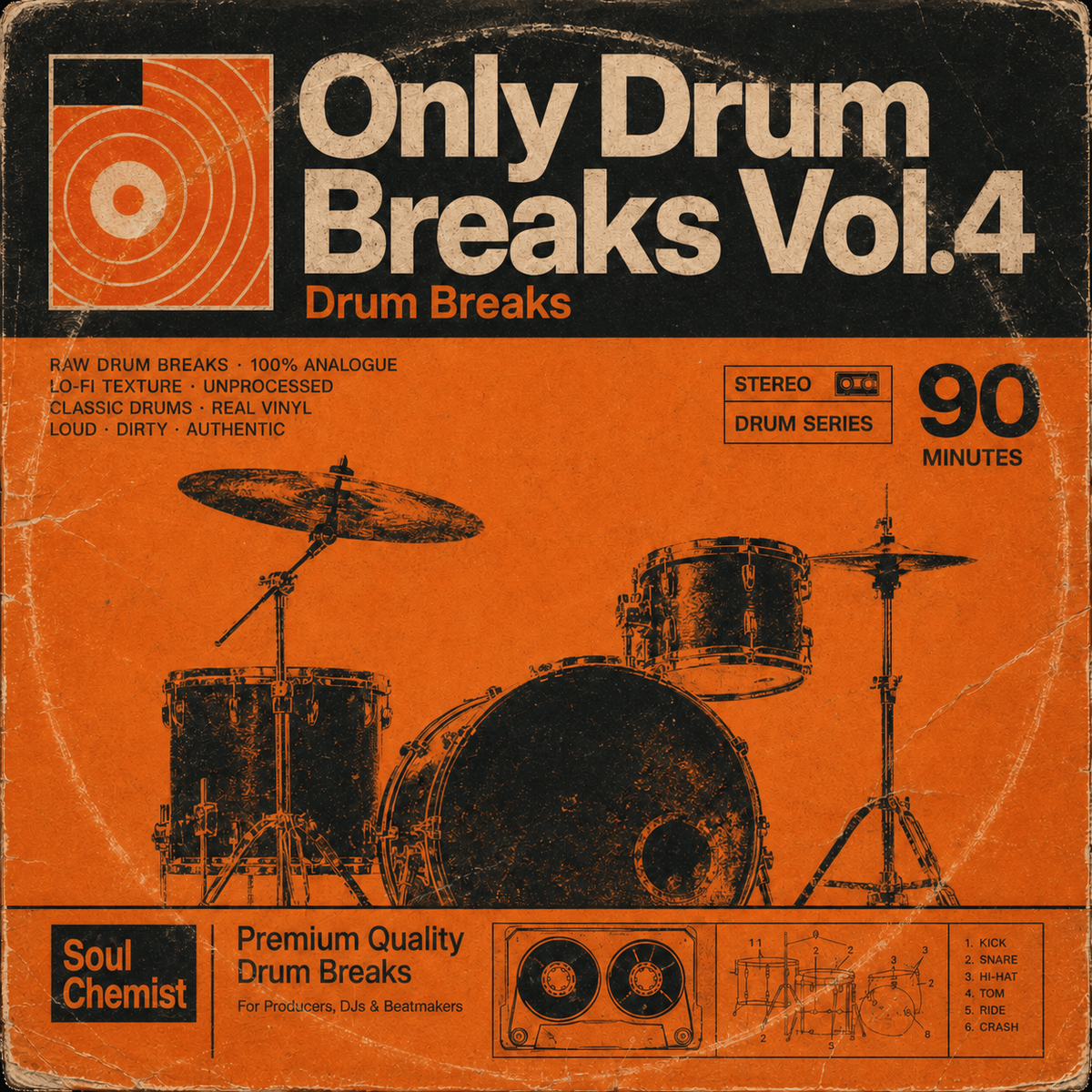 Only Drum Breaks Vol.4 - Sample Packs by Soul Chemist