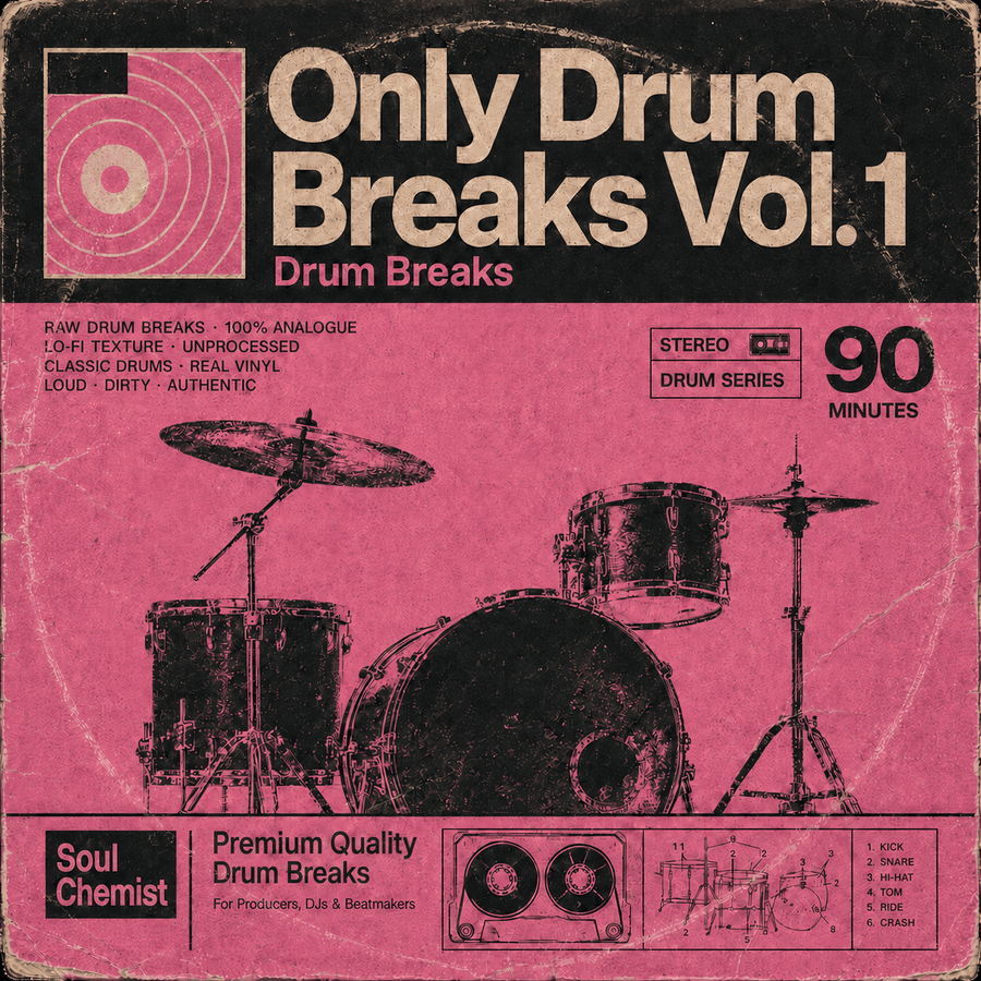 Only Drum Breaks Vol.1 - Sample Packs by Soul Chemist