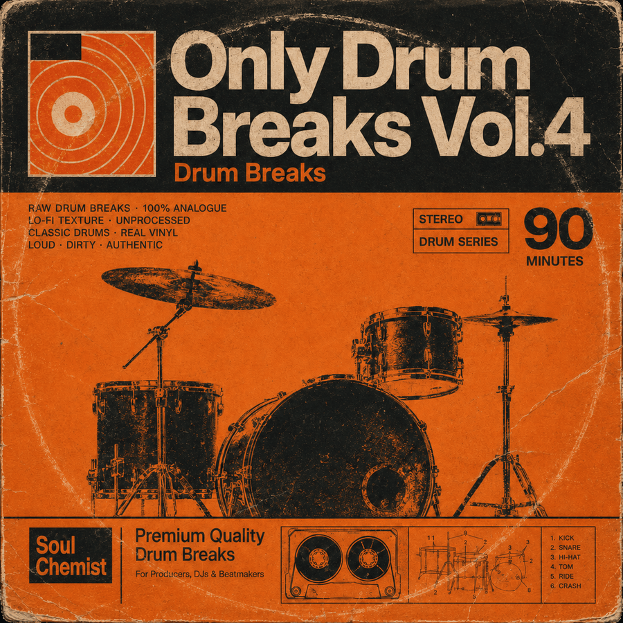 Only Drum Breaks Vol.4 - Sample Packs by Soul Chemist