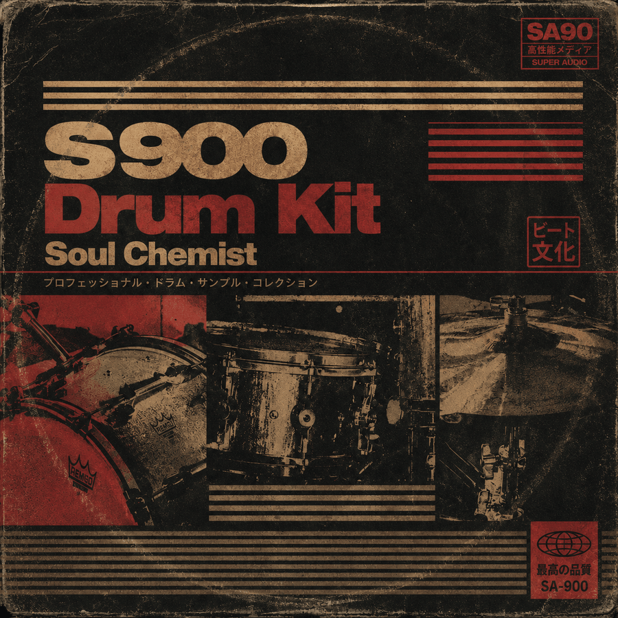 S900 Drum Kit - Sample Packs by Soul Chemist