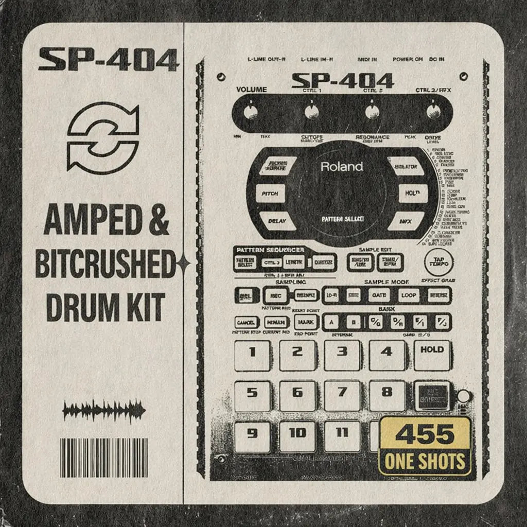 SP404 Amped & Bitcrushed Drum Kit - Sample Packs by Soul Chemist