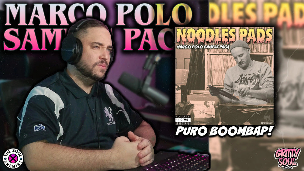 How to Create Beats with Marco Polo's 'Noodle Pads' in Ableton - Live on Twitch - Sample Packs by Soul Chemist