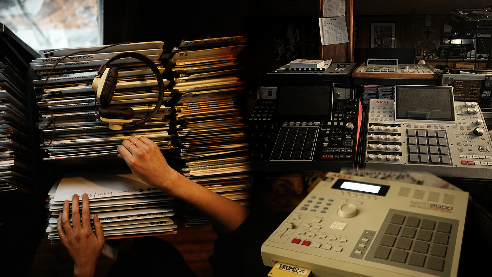 Sample folders compared with an Akai MPC expansion browser