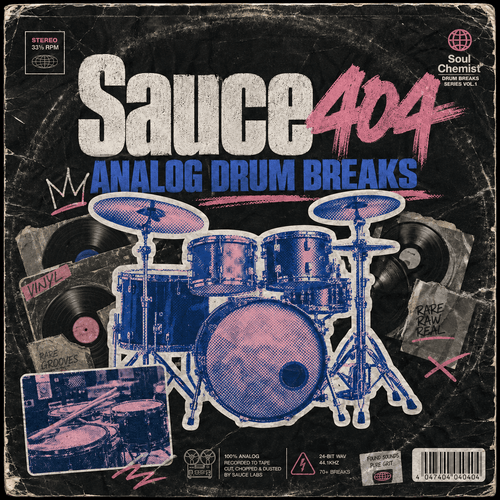 Analog Drum Breaks | Sauce 404 cover