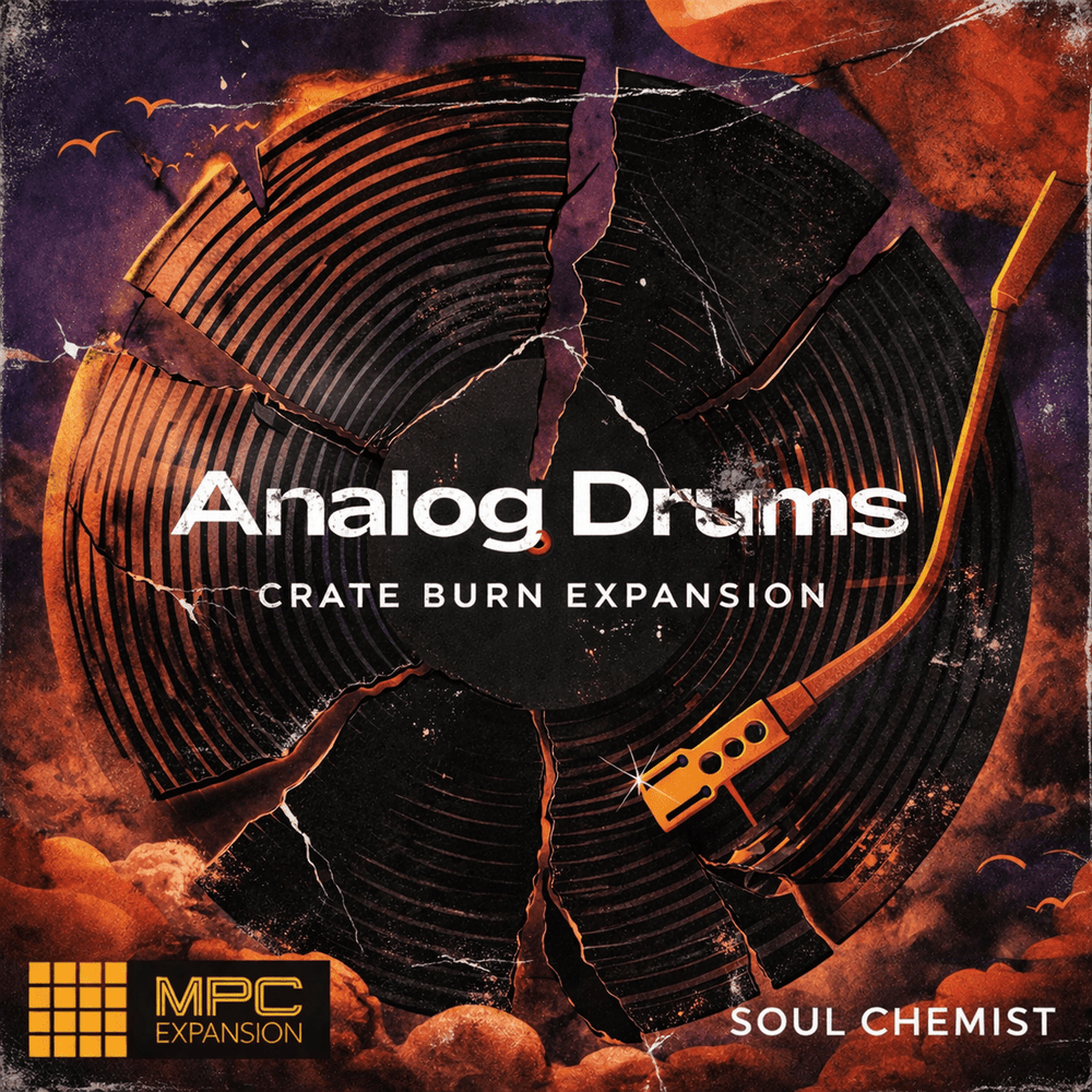 Analog Drums: Crate Burn Expansion - Sample Packs by Soul Chemist
