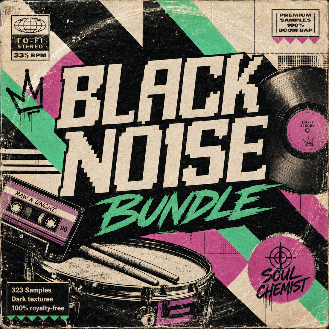 Black Noise Bundle | 323 Samples - Sample Packs by Soul Chemist