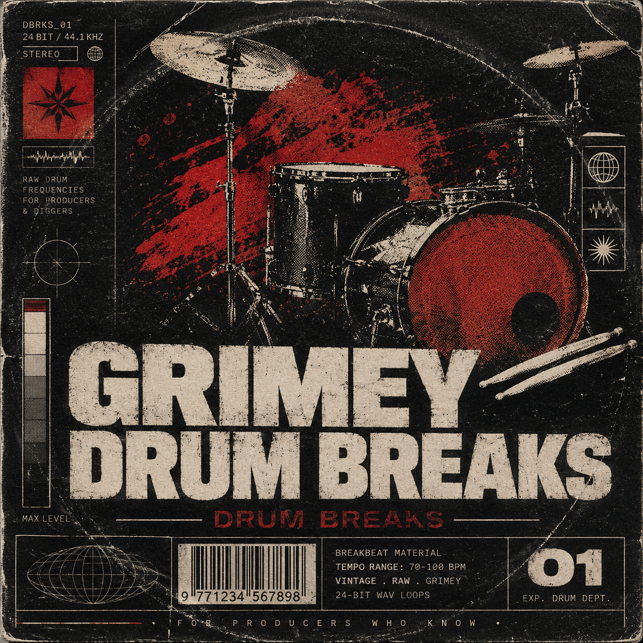 Grimey Drum Breaks - Sample Packs by Soul Chemist