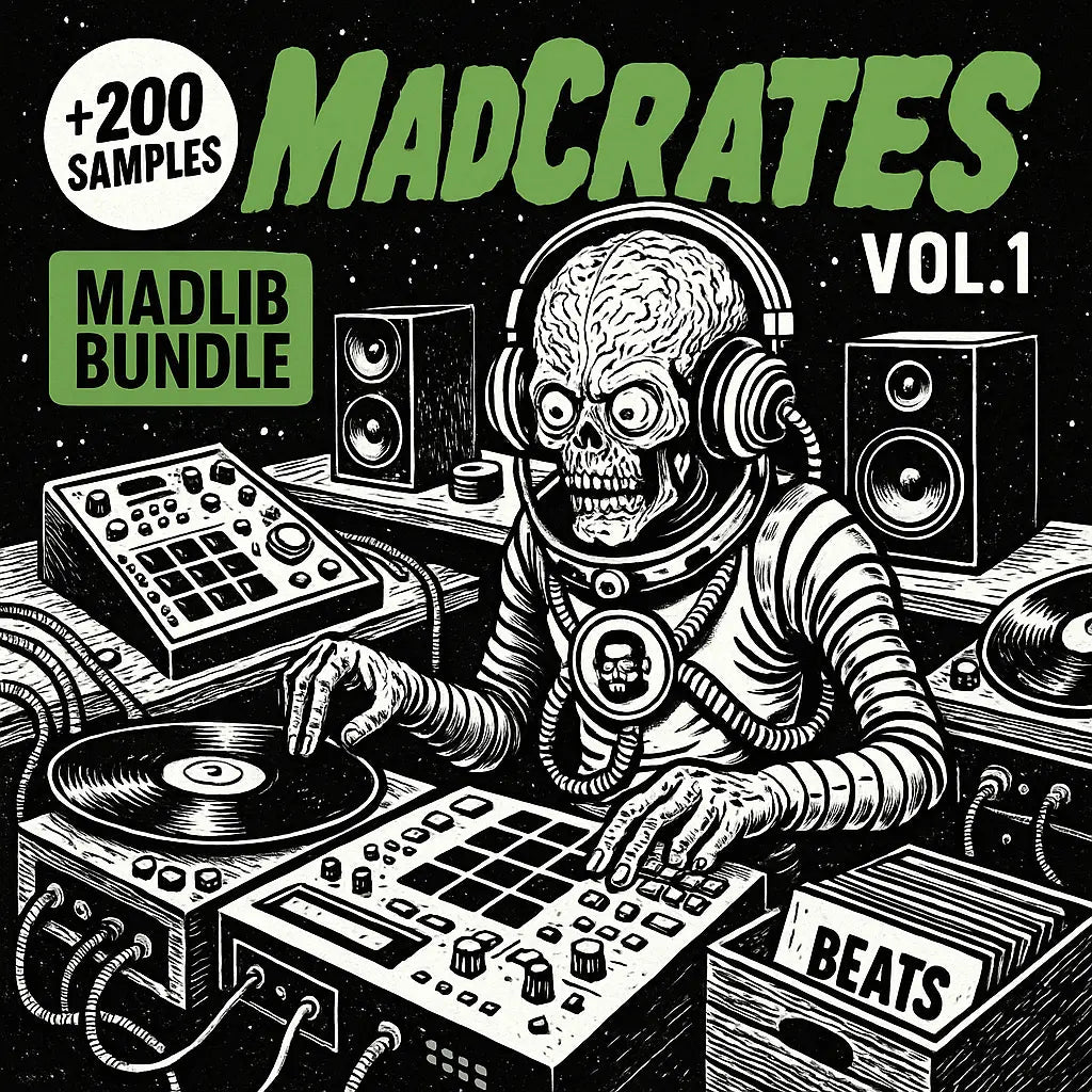 MadCrates Vol.1: Raw Dusty Vinyl Sample Pack for True Hip - Hop Producers - Sample Packs by Soul Chemist