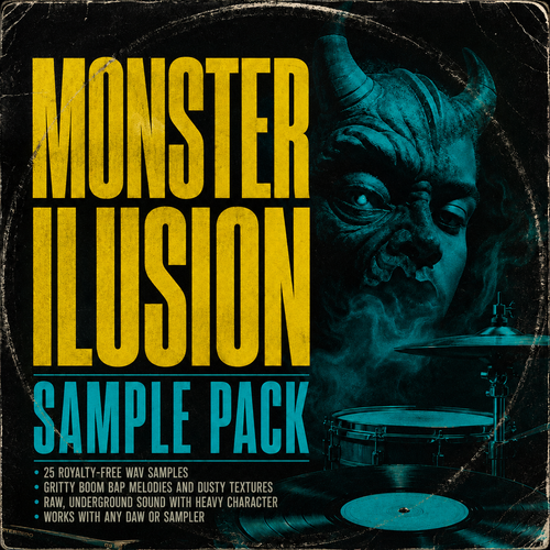 Monster Ilusion | 25 Boom Bap Samples cover