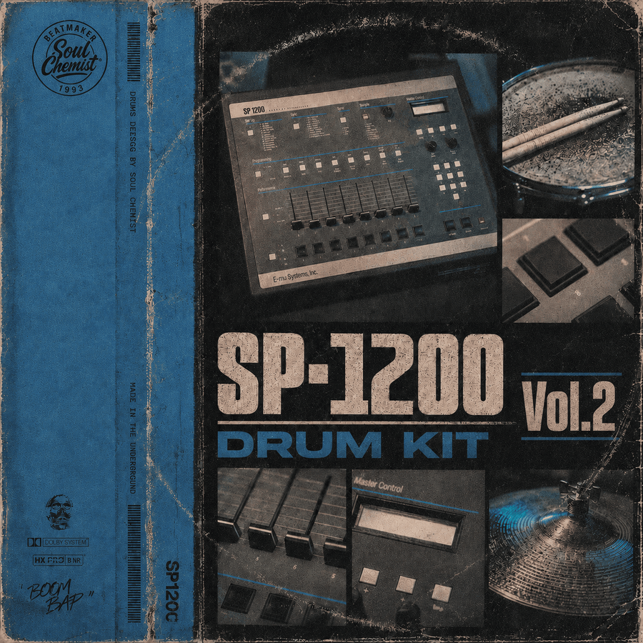 SP - 1200 Drum Kit Vol. 2 - Sample Packs by Soul Chemist
