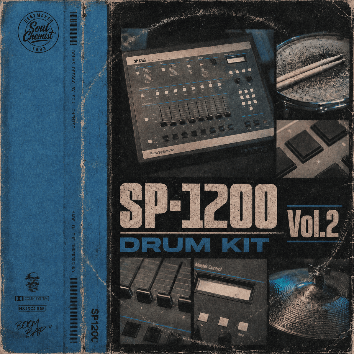 SP-1200 Drum Kit Vol. 2 - Sample Packs by Soul Chemist