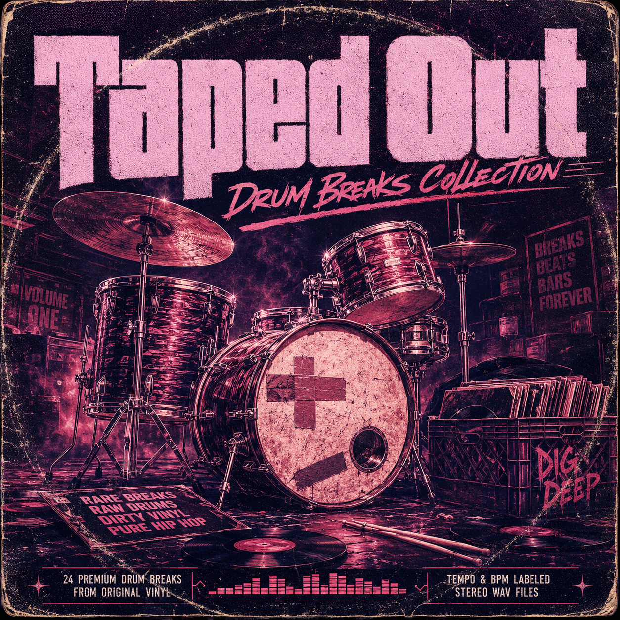 Taped Out - Drum Breaks Collection - Sample Packs by Soul Chemist