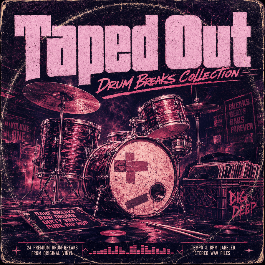 Taped Out - Drum Breaks Collection - Sample Packs by Soul Chemist