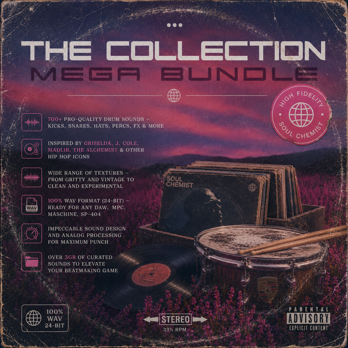 The Collection | Drum Kit Mega Bundle - Sample Packs by Soul Chemist